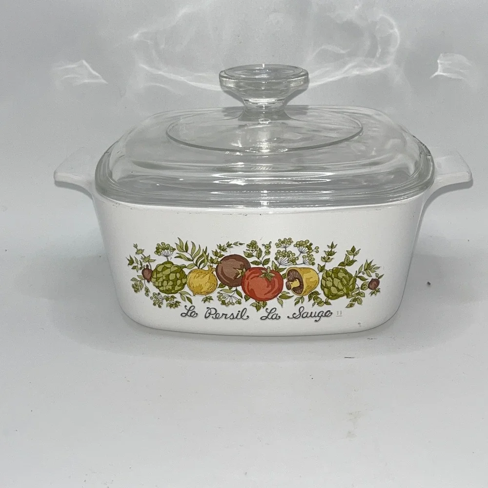 Vintage Corning Ware Spice O Life 1.5 Qt Casserole Dish A-1 1/2 With Pyrex Lid